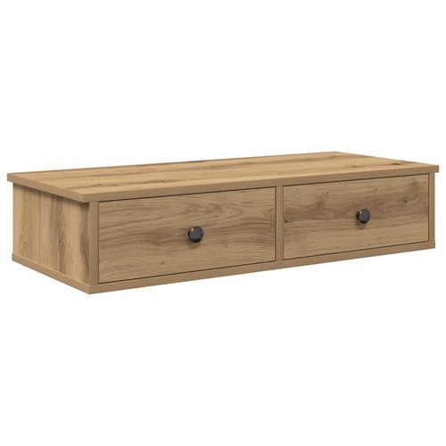 Wall mounted shelf drawers - w/,
