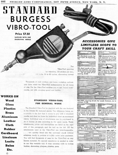1947 print burgess - ad, of