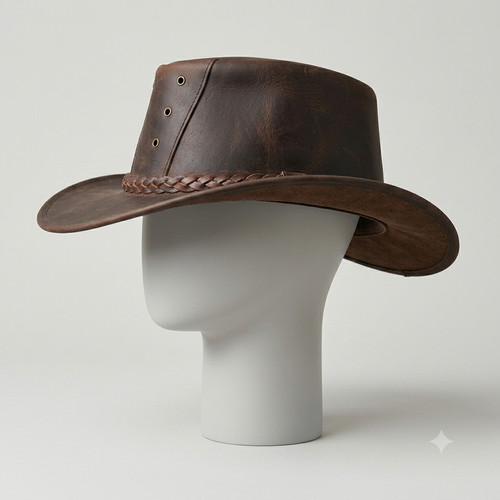 Men real leather cowboy - real,