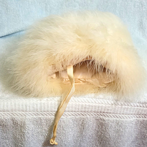 Vintage womens ivory fur - womens, muff