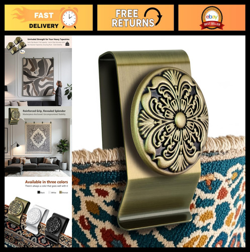 Tapestry wall hanging clips - tapestry,