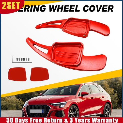 Red aluminum paddle shifter - 4x,