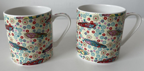 Boat mugs cups queens china - cups,