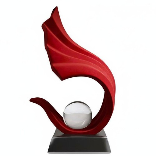 Modern wave sculpture - modern,