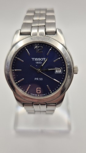 Tissot blue men s watch - pr,