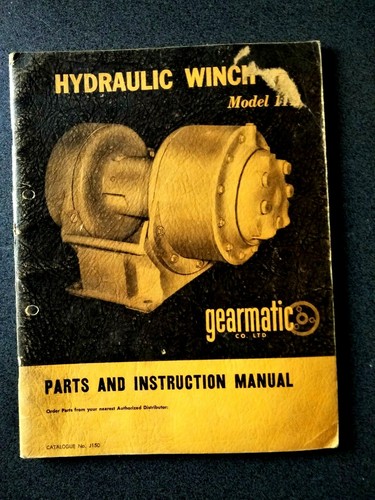 Gearmatic model11e hydraulic - model11e,