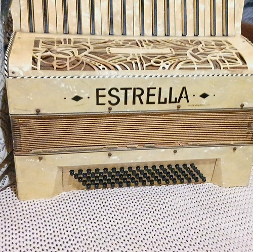 Vintage accordian made - vintage,