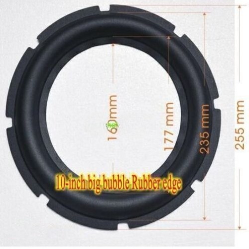 2pcs inch speaker rubber - 10"inch,