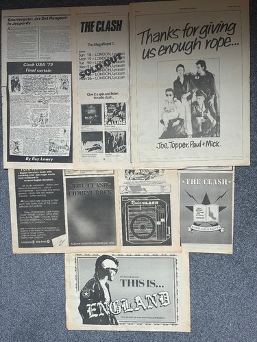 Clash original music press - clash,