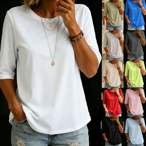 Lady summer round neck - round,