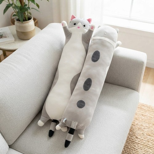 Realistic plush long cat - realistic,