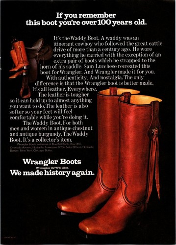 Waddy wrangler cowboy boot - waddy,