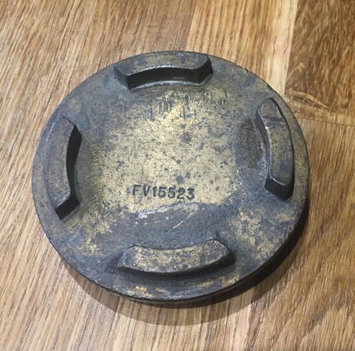 Brass fuel cap daimler - fuel,