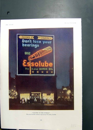 Old vintage print - old, essolube