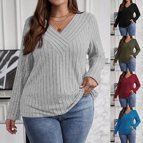 Plus size women ribbed - plus,