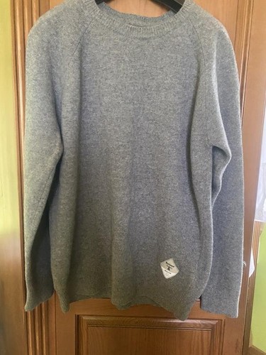 Men barbour sweater grey wool - barbour,