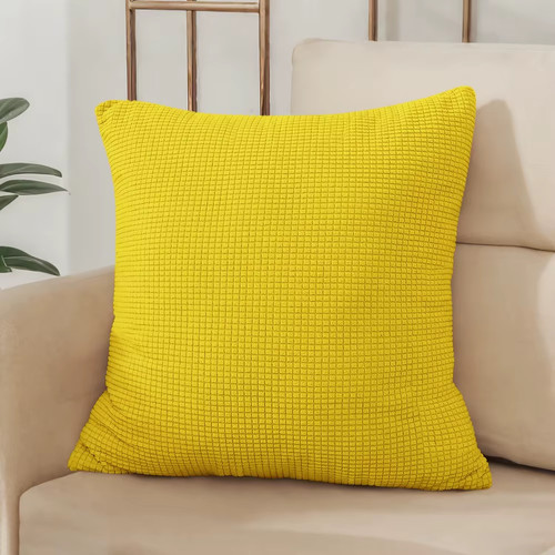 Jacquard solid cushion cover - jacquard,