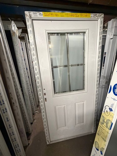 New composite front door white - front,