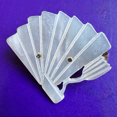 Vintage carved mother pearl - mother,