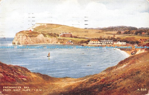R335035 freshwater bay from - freshwater,