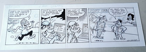 Postman prat original artwork - postman,