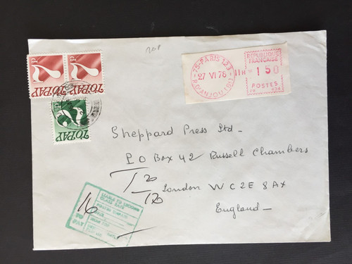1978 7p x2 postage - 1978,