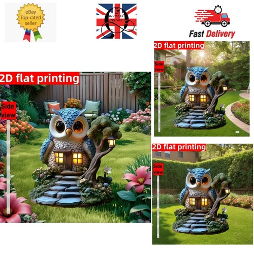 Garden owl ornament outdoor - owl,