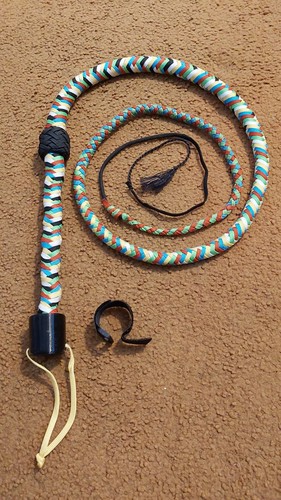 4ft multicolour bullwhip - 4ft,