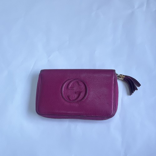 Gucci soho long wallet - long, pink