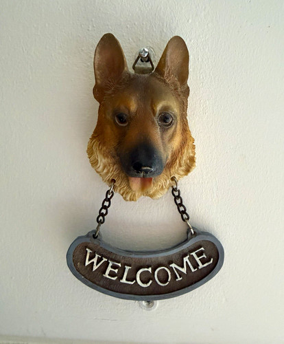German shepherd welcome - german,