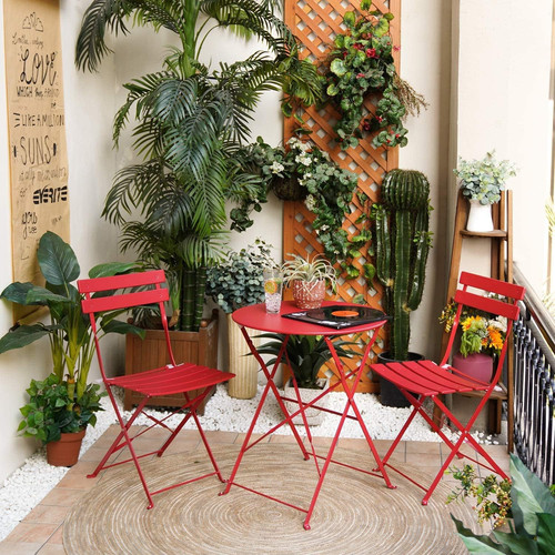 Folding bistro set - folding, garden