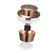 Double push flushing button - push,