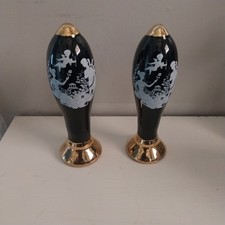 Vintage ceramic mead bottles - vintage,