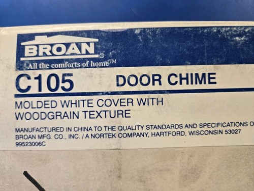 Broan c105 door - , chime