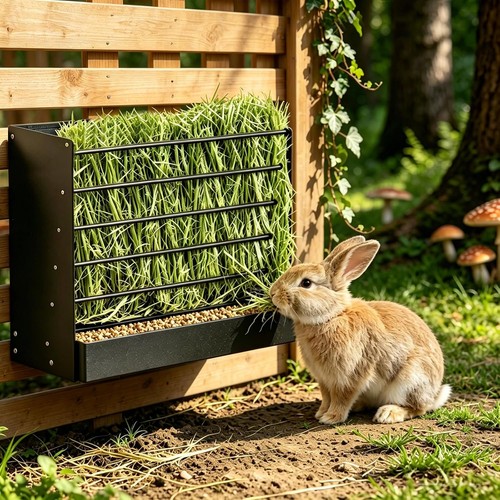 Rabbit hay feeder - hay, with