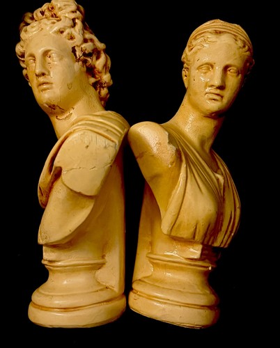 Apollo artemis twin bust - apollo,