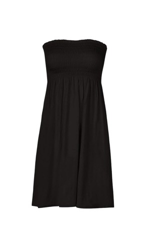 Womens black strapless - womens,