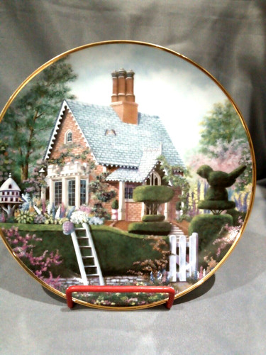Porcelain plate paradise - plate, "paradise