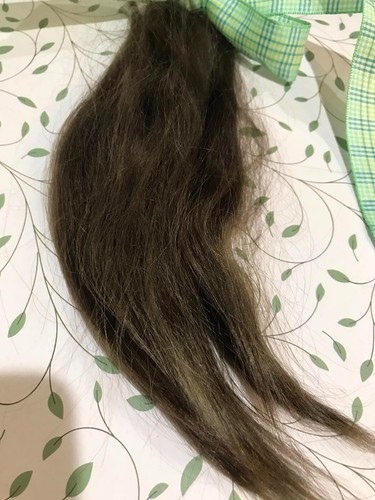 Mohair brown medium 10 - 10, g
