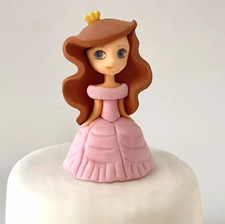 Edible princess cake topper - edible,