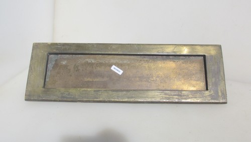 Huge antique brass - antique, letterbox