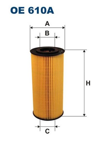 Fits filtron 610a oil - 610a,