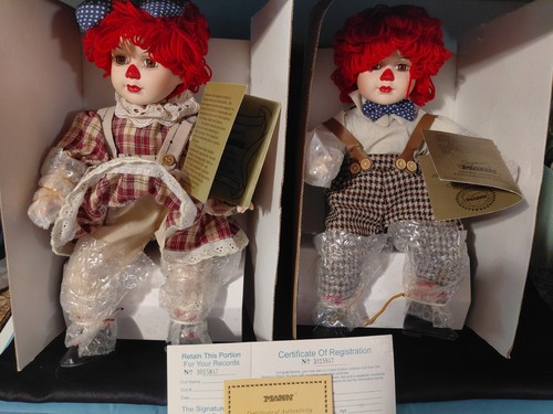 Raggedy ann andy - &, 14"
