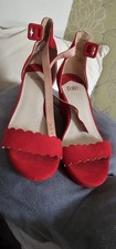 Faith red platform wedge - faith,