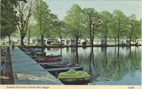 Boating pond caravan - &, site
