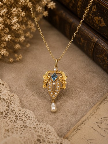 10kt gold antique edwardian - antique,