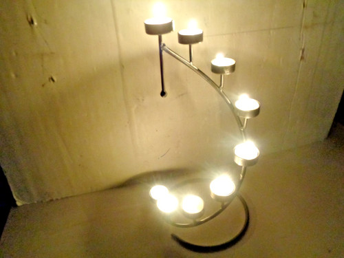 Tea lights wrought - wrought, iron