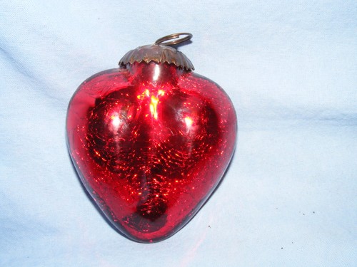 Vintage kugel dark - kugel, red