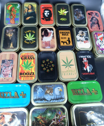 Tobacco tin 25g with - ,