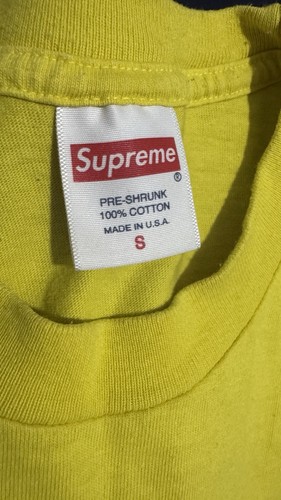 Supreme shirt men yellow - t-shirt, men's